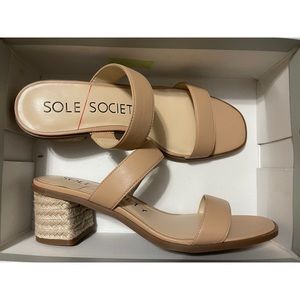 Nude Heel Sandal